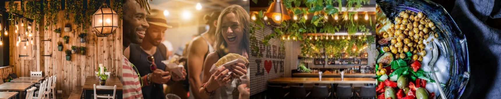 Header imges of vegan food